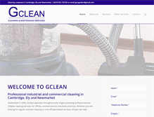 Tablet Screenshot of g-clean.co.uk